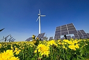 Windrad Solar